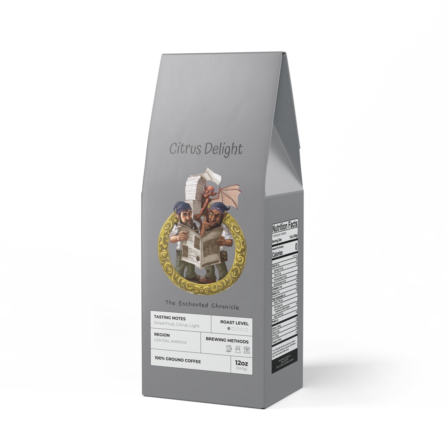 Citrus Delight, Light Roast Coffee with Dried Fruit Flavors